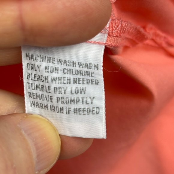 Foxcroft Womens No Iron Button Down Long Sleeve Shirt Sz 18 Office Business FLAW - Picture 5 of 13